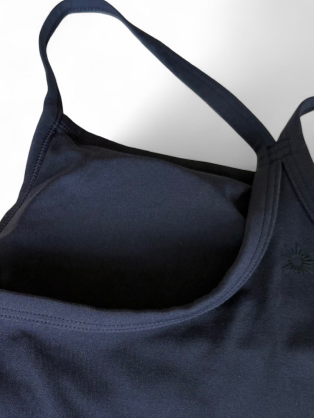 aerie Navy Blue Halter Tank with Built-In Support - Picture 7 of 8